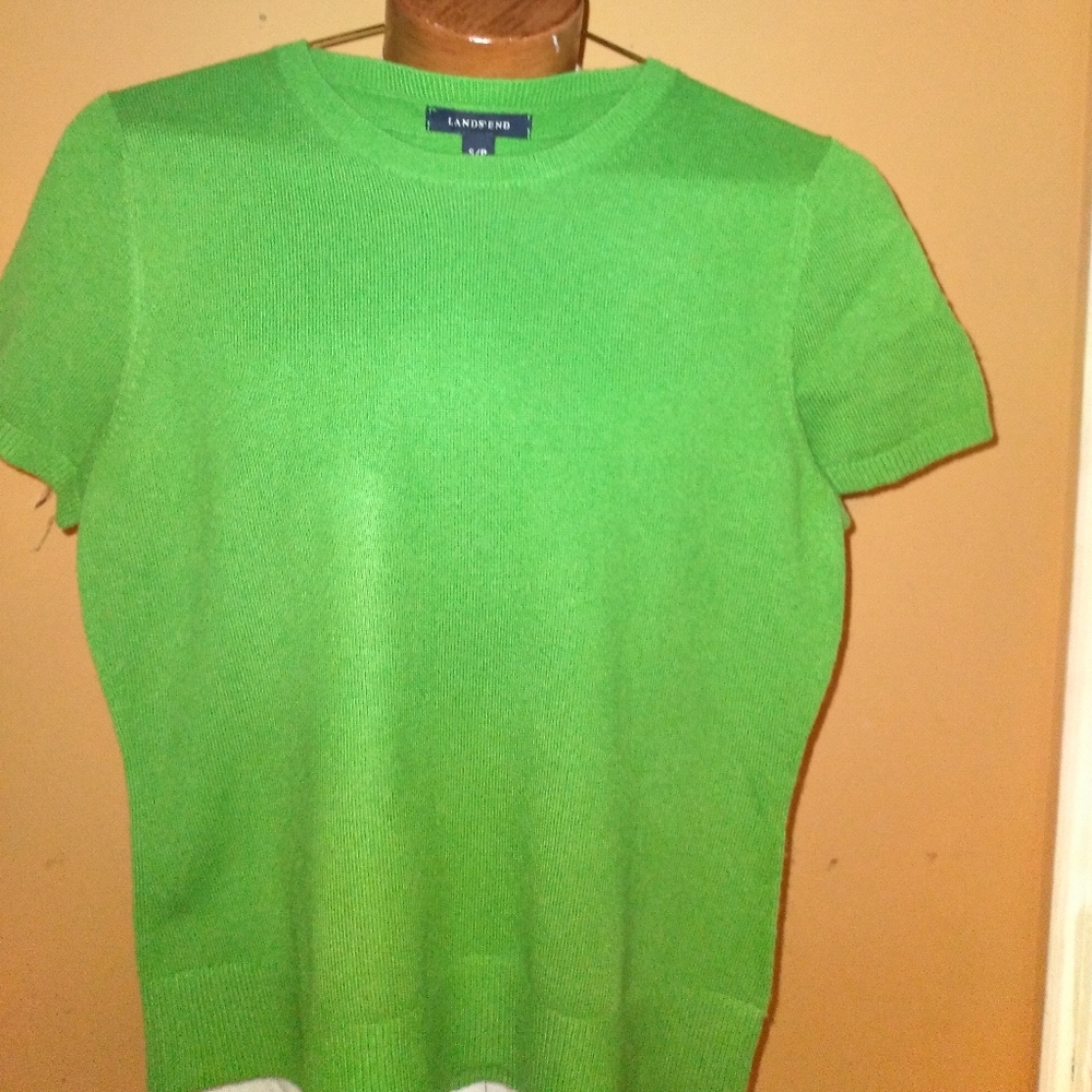 Green 100% Cashmere Sweater